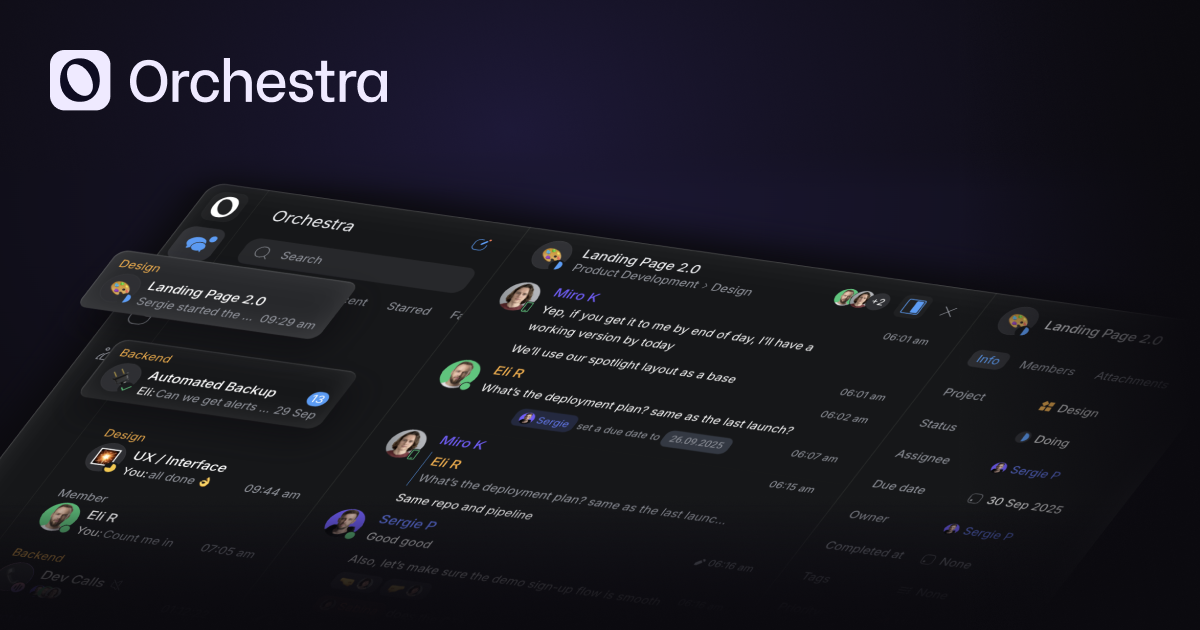 Orchestra screenshot